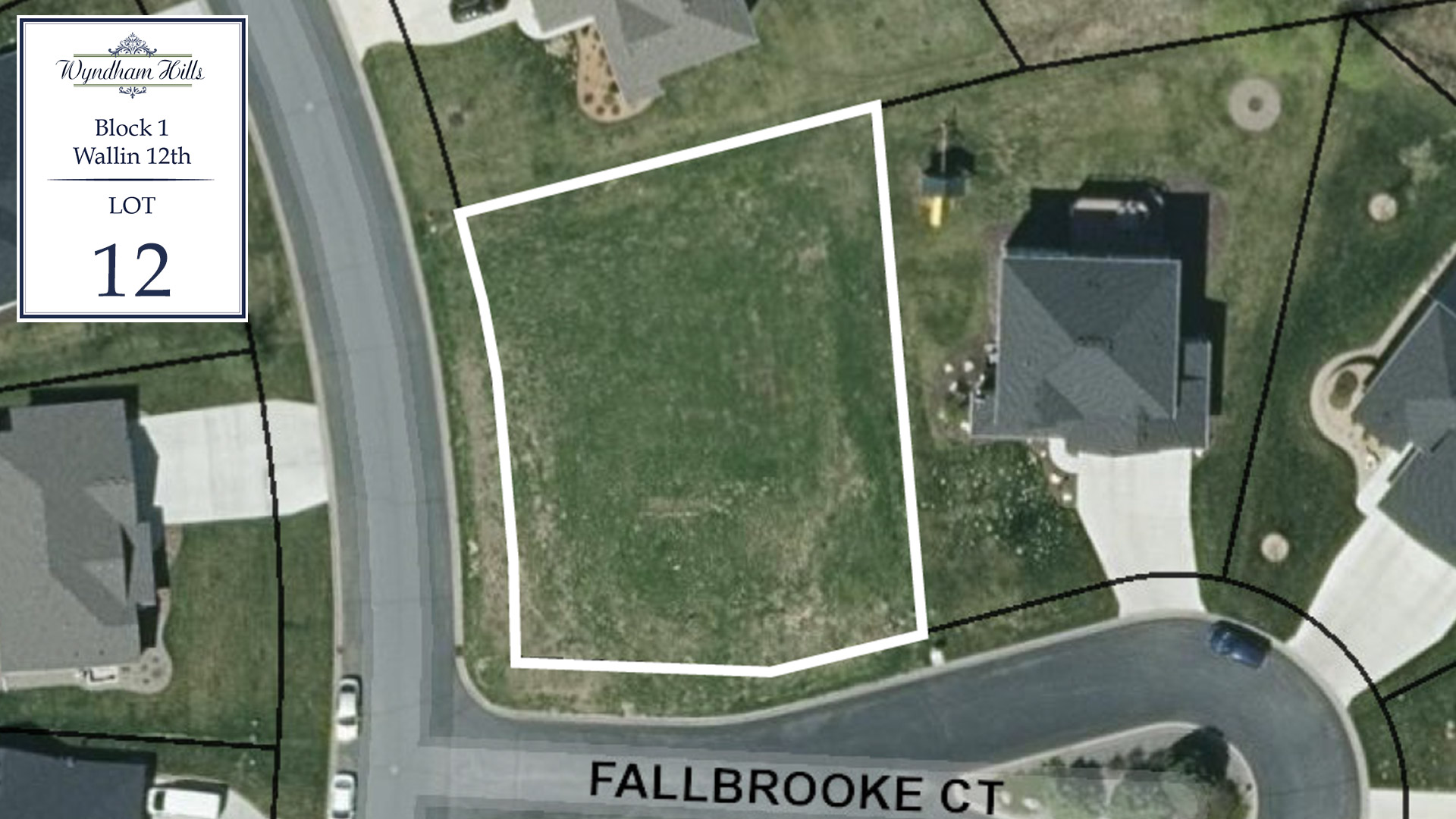 Wyndham Hills - Wallin 12th Lot 12 Block 1 Aerial Zoom