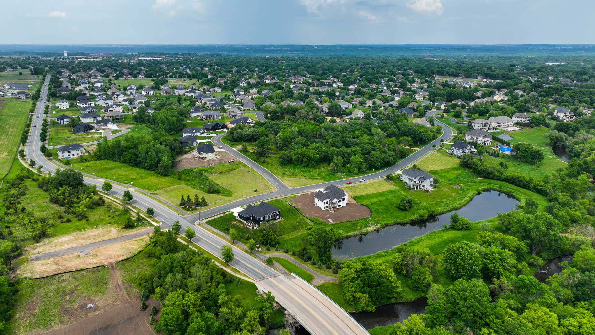 Wyndham Hills Development Drone Image